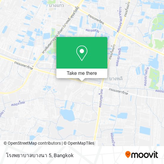 โรงพยาบาลบางนา 5 map