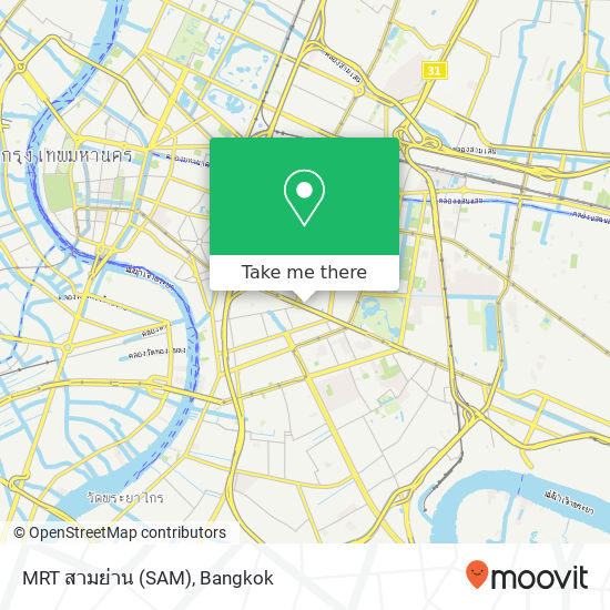 MRT สามย่าน (SAM) map
