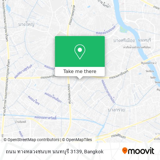 ถนน ทางหลวงชนบท นนทบุรี 3139 map