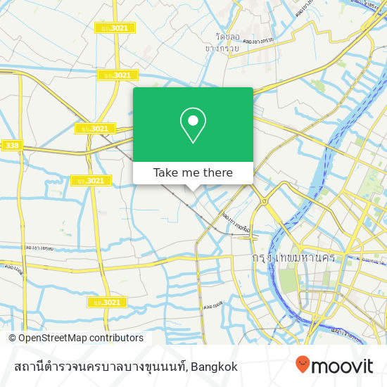 สถานีตำรวจนครบาลบางขุนนนท์ map