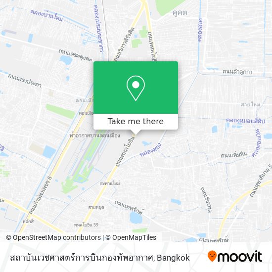 สถาบันเวชศาสตร์การบินกองทัพอากาศ map