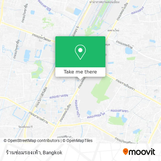 ร้านซ่อมรองเท้า map