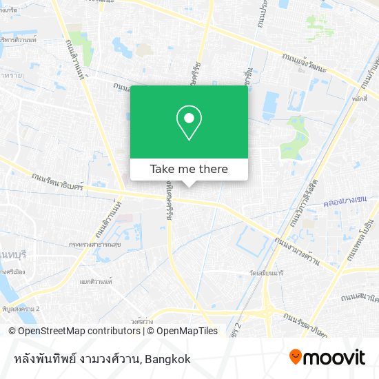 หลังพันทิพย์ งามวงศ์วาน map