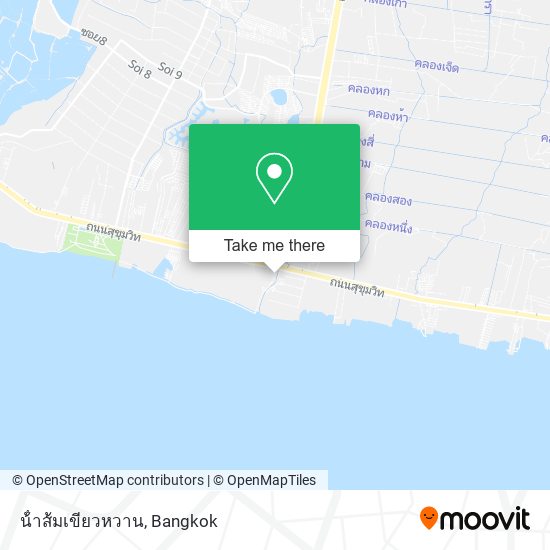 น้ําส้มเขียวหวาน map