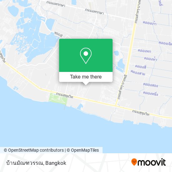 บ้านมัณฑวรรณ map