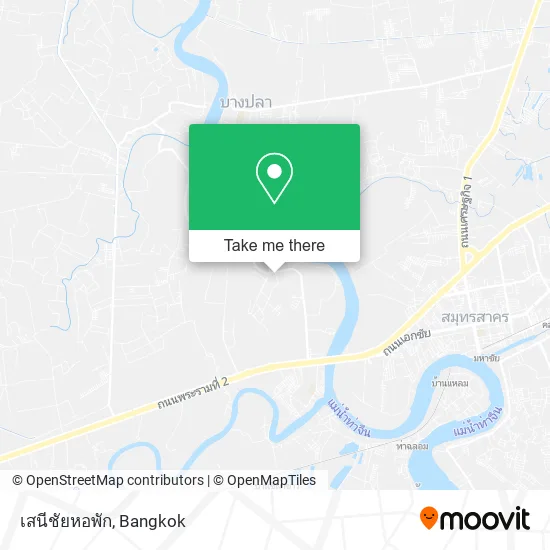 เสนีชัยหอพัก map