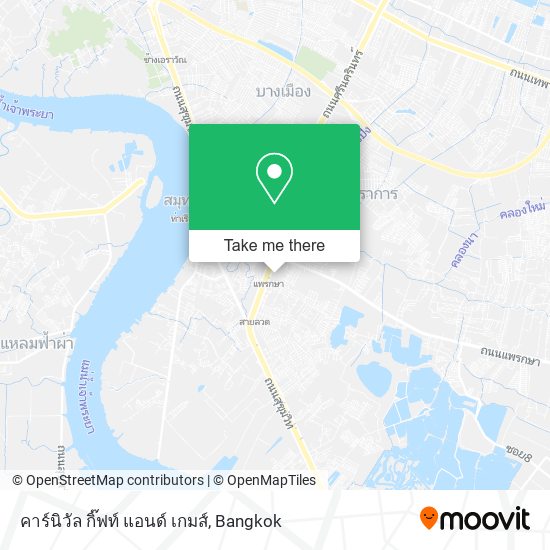 คาร์นิวัล กิ๊ฟท์ แอนด์ เกมส์ map