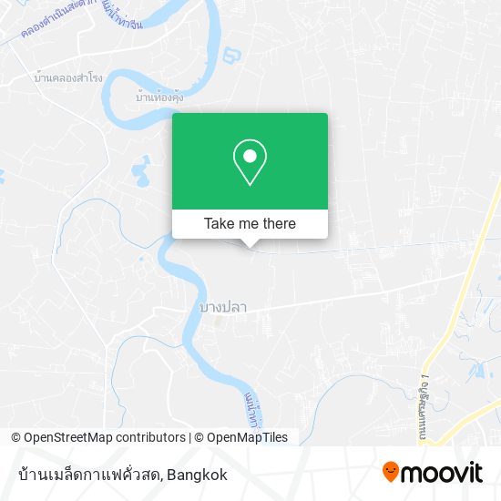 บ้านเมล็ดกาแฟคั่วสด map