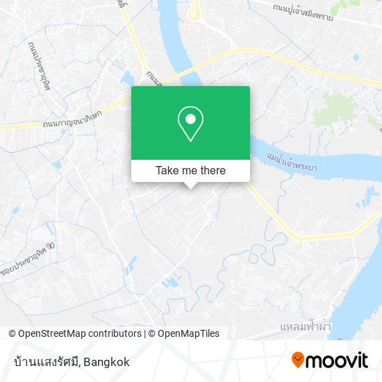 บ้านแสงรัศมี map