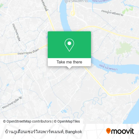 บ้านภูเดือนเซอร์วิสอพาร์ทเมนท์ map