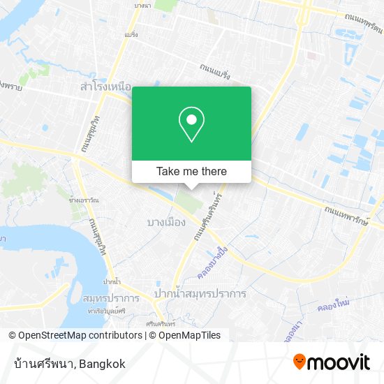 บ้านศรีพนา map
