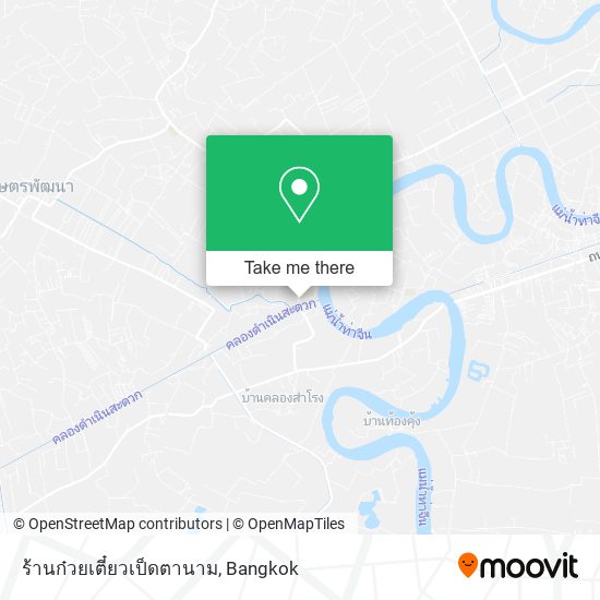 ร้านก๋วยเตี๋ยวเป็ดตานาม map