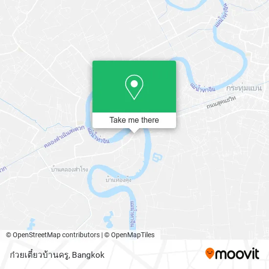 ก๋วยเตี๋ยวบ้านครู map
