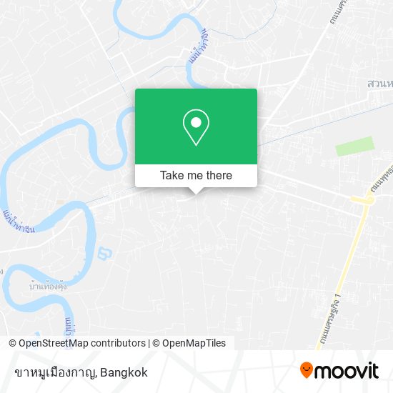 ขาหมูเมืองกาญ map