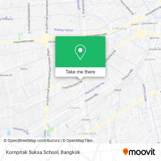 Kornpitak Suksa School map