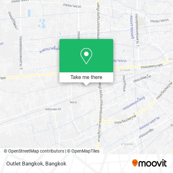 Outlet Bangkok map