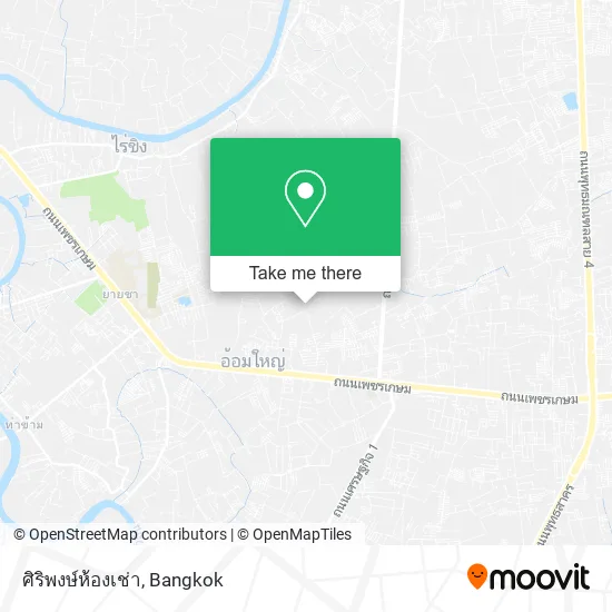 ศิริพงษ์ห้องเช่า map