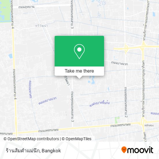 ร้านส้มตําแม่นึก map