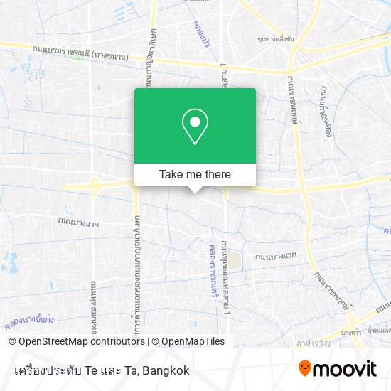 เครื่องประดับ Te และ Ta map