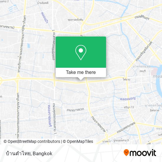 บ้านตําไทย map