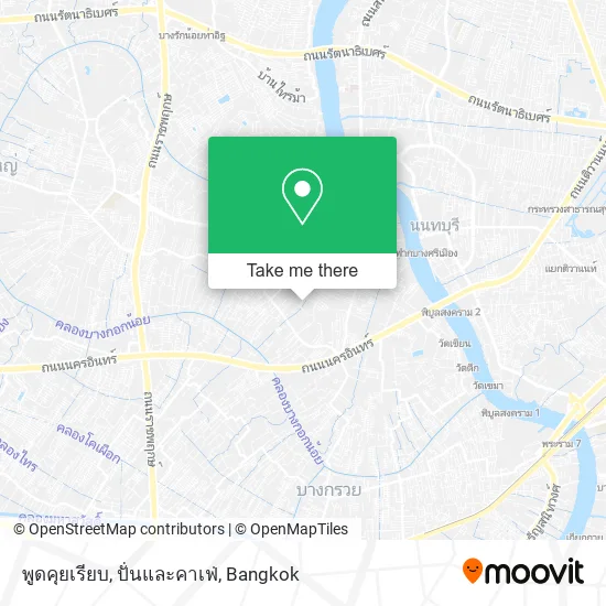 พูดคุยเรียบ, ปั่นและคาเฟ่ map