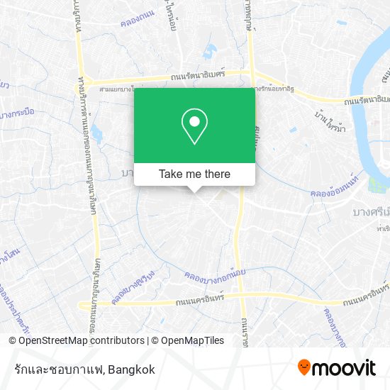 รักและชอบกาแฟ map