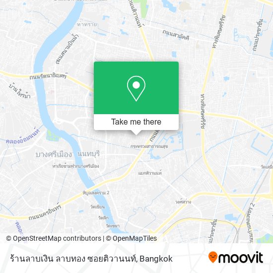 ร้านลาบเงิน ลาบทอง ซอยติวานนท์ map