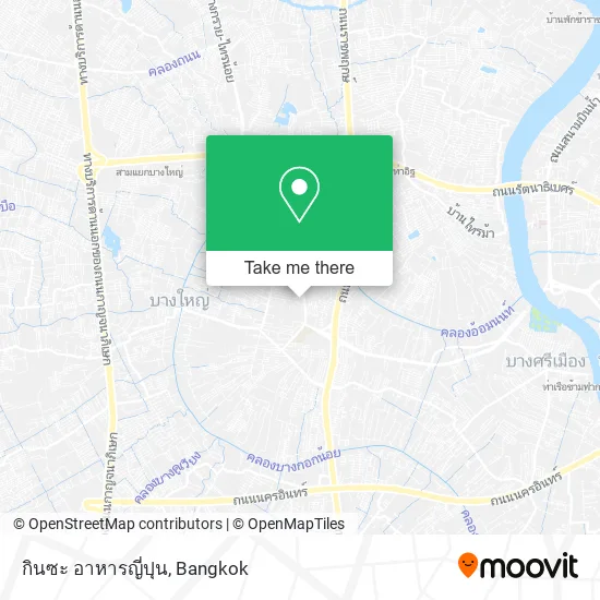 กินซะ อาหารญี่ปุน map