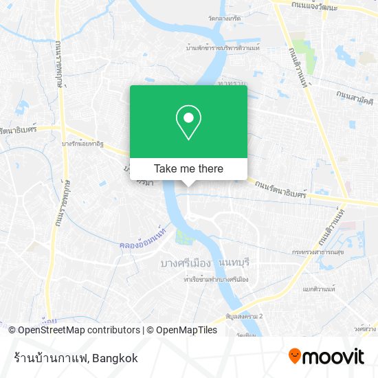 ร้านบ้านกาแฟ map