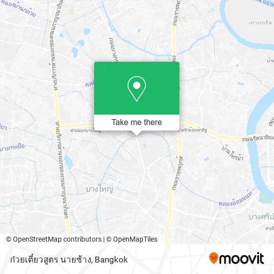 ก๋วยเตี๋ยวสูตร นายช้าง map