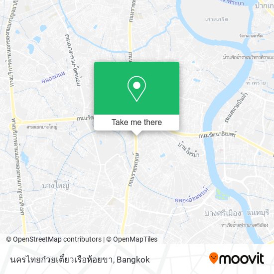 นครไทยก๋วยเตี๋ยวเรือห้อยขา map