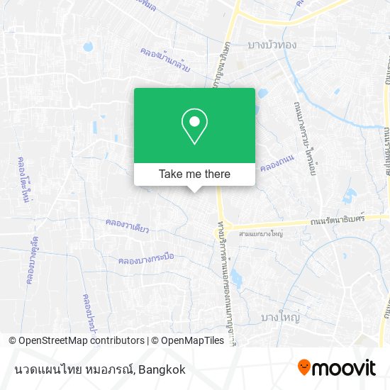 นวดแผนไทย หมอภรณ์ map