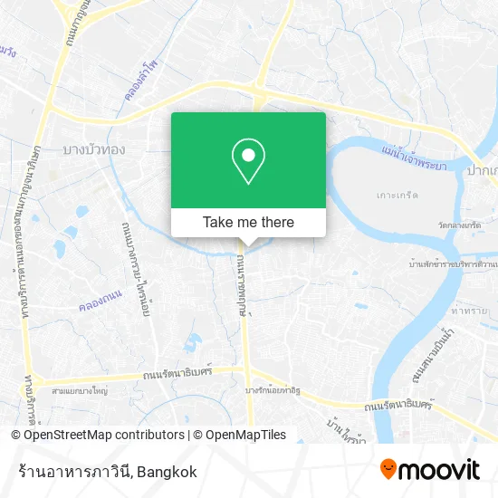 ร้านอาหารภาวินี map