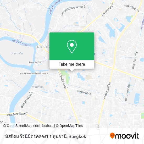 มัสยิดเเก้วนิมิตรคลอง1 ปทุมธานี map