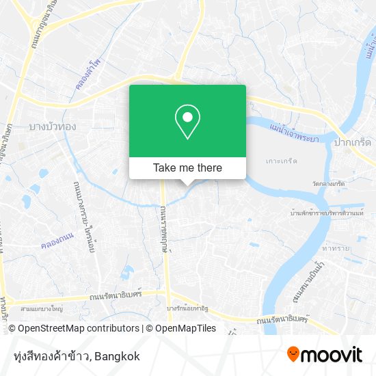 ทุ่งสีทองค้าข้าว map