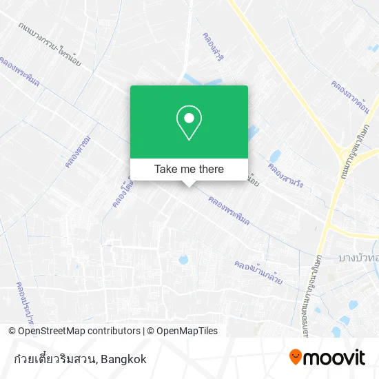 ก๋วยเตี๋ยวริมสวน map