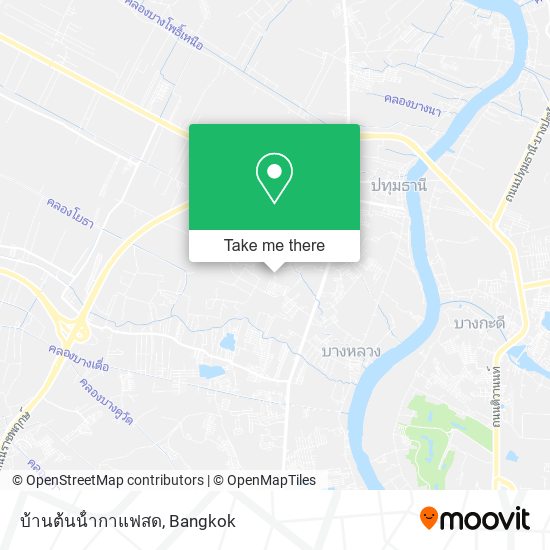 บ้านต้นน้ํากาแฟสด map