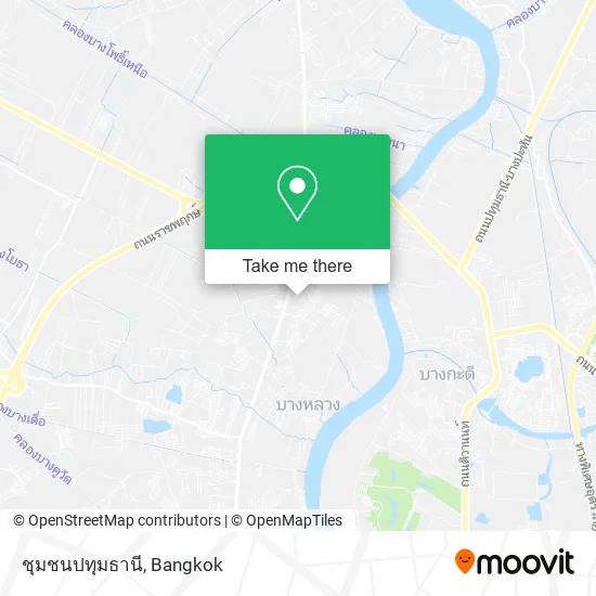 ชุมชนปทุมธานี map