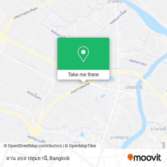 ลาน อบจ ปทุมธานี map