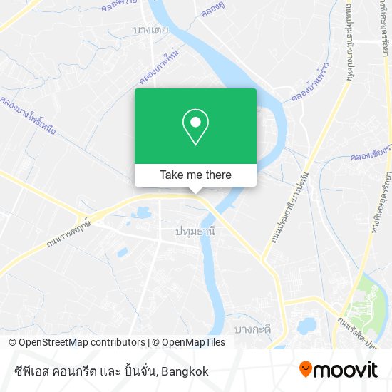 ซีพีเอส คอนกรีต และ ปั้นจั่น map