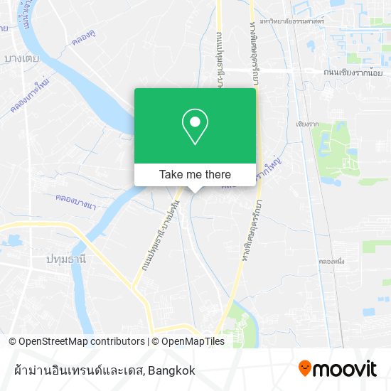 ผ้าม่านอินเทรนด์และเดส map