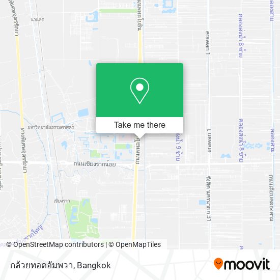 กล้วยทอดอัมพวา map