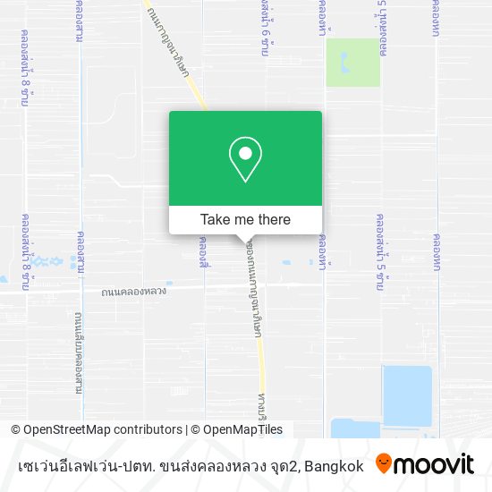 เซเว่นอีเลฟเว่น-ปตท. ขนส่งคลองหลวง จุด2 map