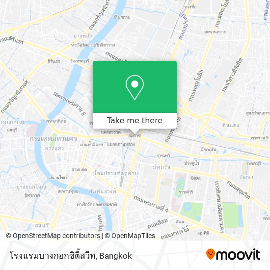 โรงแรมบางกอกซิตี้สวีท map