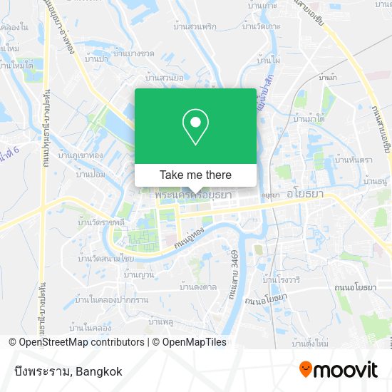 บึงพระราม map