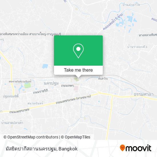 มัสยิดปากีสถานนครปฐม map