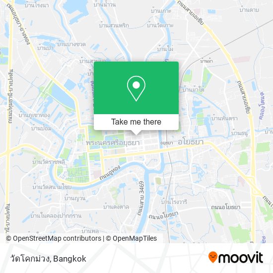 วัดโคกม่วง map