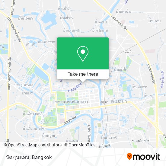 วัดขุนแสน map