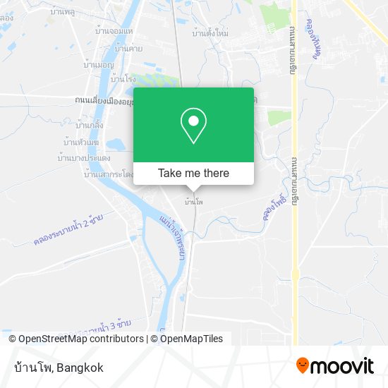 บ้านโพ map
