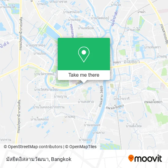 มัสยิดอิสลามวัฒนา map